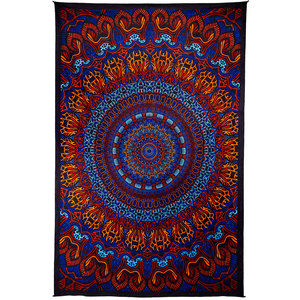 3D Origin Of Life Tapestry 60x90" by Sunshine Joy